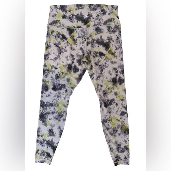 SOLD ON MERCARI Lululemon Align High-Rise Pant 28" Radial Tie Dye Mau - Picture 8 of 9